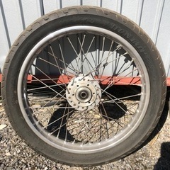 【引取希望】cb750four 前後ホイールタイヤセットの画像