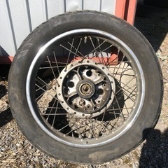 【引取希望】cb750four 前後ホイールタイヤセットの画像