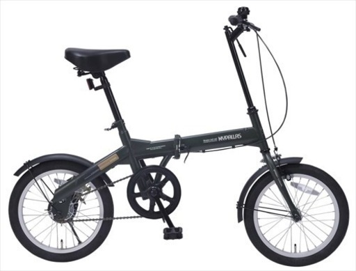【ほぼ新品】マイパラス 折りたたみ自転車 M100 16インチ（グリーン）