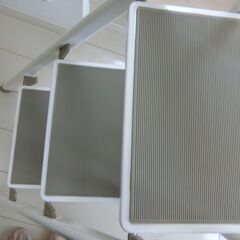 0円：脚立 踏み台 3段 2年前に購入して室内で少し使用した中古の画像