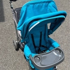 2人乗りベビーカー ジュービー joovy (リアシート・レインカバー付)