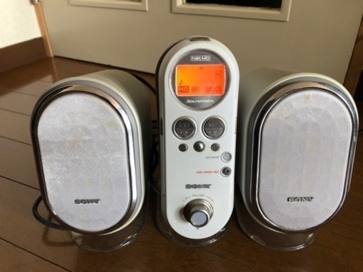 SONY 2003年製 CD\u0026MDミニコンポ　動作確認済