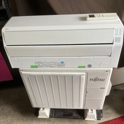佐賀中古エアコン、FUJITSU2017年2.2KW44番税込取付込