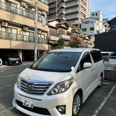 トヨタ　アルファード　20系後期　全車ledランプ　7人座り平成24年