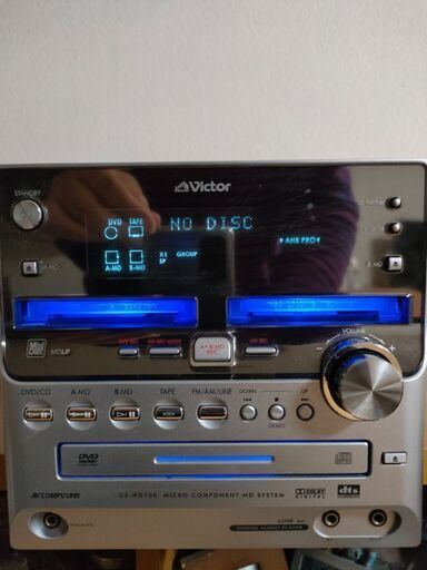 (41) Victor CA-UXWD700-S ポータブルプレーヤー本体のみ 清掃済み