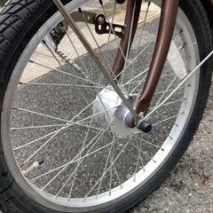 決まりました。子供乗せ自転車20インチの画像