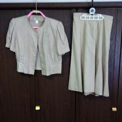 【値下げ】昭和レトロ夏物レディーススーツ