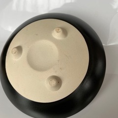 有田焼　黒じょかセット　燃料キャンドル3個付きの画像