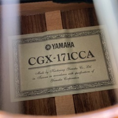 ヤマハ　CGX-171CCAの画像