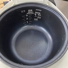 【リサイクルショップどりーむ鹿大前店】No209　炊飯器　タイガー炊きたて　2017年製　3合炊き　JAI-R551の画像