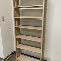 <終了済>スチール本棚　差し上げます