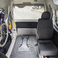 【値下げしました】【分割OK】介護タクシー車両　ハイエース　メーター付　美品の画像