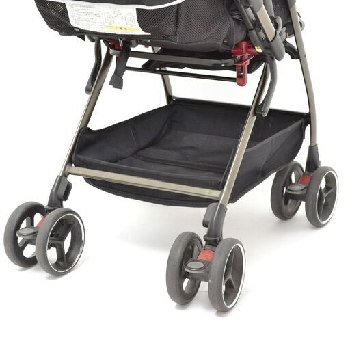 【リサイクル市場エコ伊川谷】Aprica アップリカ A型ベビーカー オプティアAB 2011696 クラシックブラック【取りに来られ