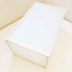 【中古】ポリプロピレン衣装ケース(収納ケース)を差し上げます【無印良品】の画像