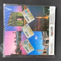 飛行機アンドJALカードマウスパッドの画像