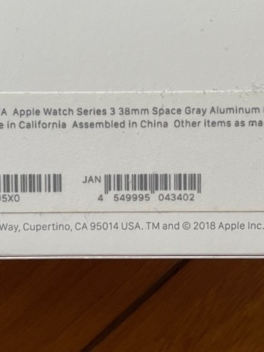 Apple Watch Series 3 38mm 中古　使用期間1年位　お譲り決まりました。