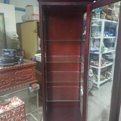 USED【飾り棚】ガラスの飾り棚＊コレクション棚の画像