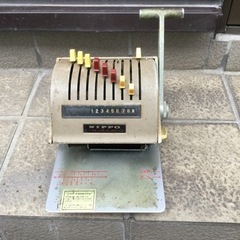【取引中】アンティーク　チェックライター