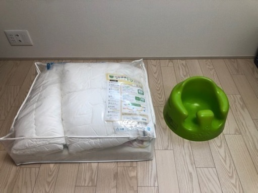 値下げ★ベビー布団9点一式セットとバンボ付き