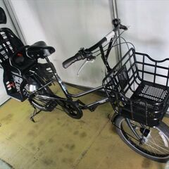 B987★25000円★ 整備済み　中古自転車 子供乗せ付き　LEDオートライト3段変速【20インチ 】の画像