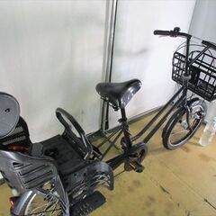 B987★25000円★ 整備済み　中古自転車 子供乗せ付き　LEDオートライト3段変速【20インチ 】の画像