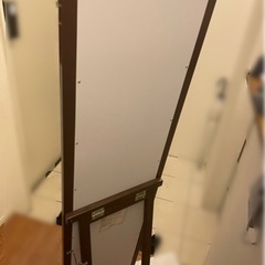 全身鏡 スタンドミラー ブラウンの画像