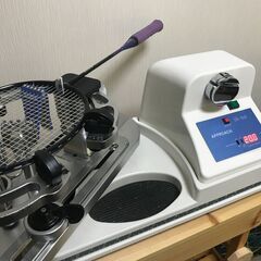 バドミントンのガット張ります