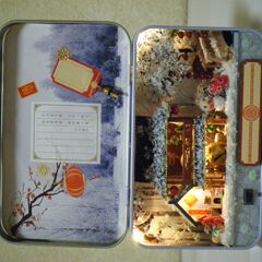 ミニチュアドールハウス中華風｢冬｣の画像