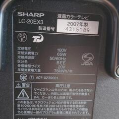 壊れたテレビの画像