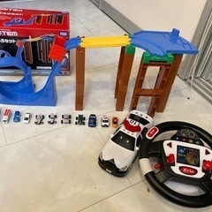 トミカ大回転どうろセット&RCパトロールカー