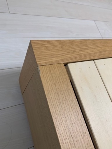 【値下げ】無印良品ベッド オーク材 収納ベッド セミダブル& 高密度ポケットコイルマットレス