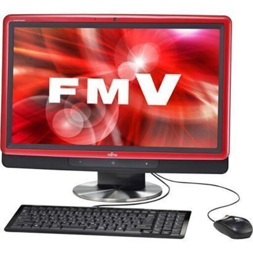 6月11日｜SSD高速起動Win7パソコン｜富士通20型ワイド液晶｜FMVF555BRC ESPRIMO FH550/5B ｜Office2016