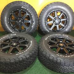 No.865　ブラックフォース　16×7J　5穴　PCD114.3　+42　BFグッドリッチ　オールテレーン　LT235/70R16　2019年製
