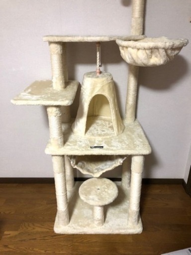 【取引中】キャットタワー172cm　試し組立のみ、未使用、開封済。