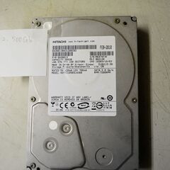 2．3.5インチ　ハードディスク500Gb