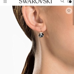 再値下！スワロフスキー⭐︎未使用⭐︎保証書有⭐︎Bella V ドロップピアスの画像