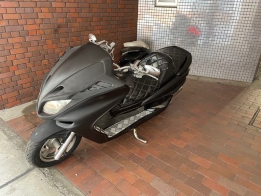【YAMAHAマジェスティーc】SG03J マットブラ　大人カスタム
