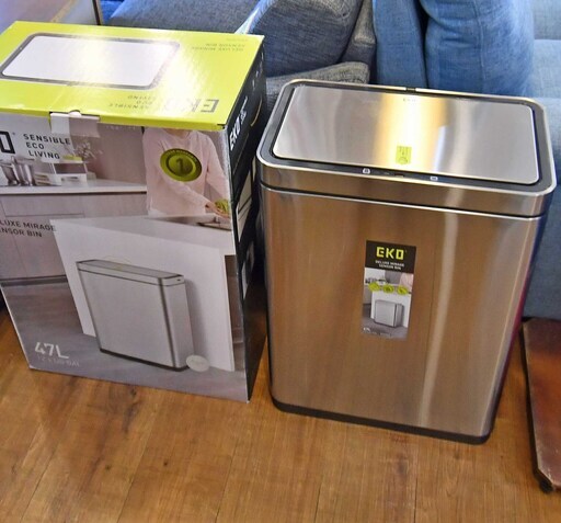 ★EKOアウトレット品★デラックスミラージュ　45L　充電式　センサー式　ダストボックス　相模原★自動開閉　ごみ箱　ステンレス　未使用