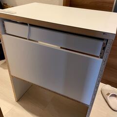 【値下げしました】学習机 デスク 幅60cm スリムデスク（使用期間８ヶ月）の画像