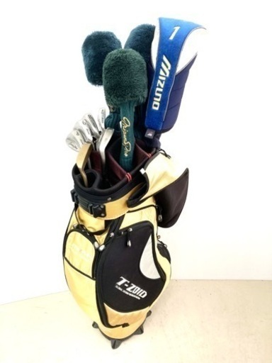 【SOLD OUT！】◆Mizuno ミズノ◆ゴルフクラブ 全10本セット＋ 純正キャディバッグ＋付属品多数付き