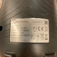 エレクトロラックス ZB3155Y コードレススティッククリーナーの画像