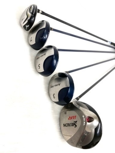 【SOLD OUT】◆SRIXON ＋ SPALDING ◆ゴルフクラブ フルセット＋ 美品 SRIXONキャディバッグ付き