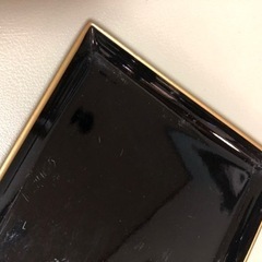 🌈No.5 黒色　小さなお盆　高級感✨おぼんこぼんもビックリの画像