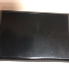 🌈No.5 黒色　小さなお盆　高級感✨おぼんこぼんもビックリの画像