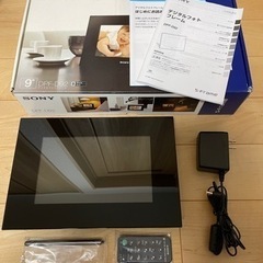 ソニー デジタルフォトフレーム DPF-D92 ブラック