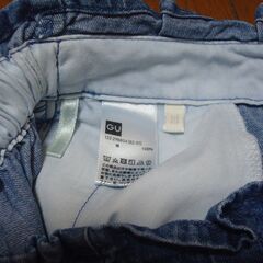 ●女児 女の子 デニムパンツ3枚セット●140 150 GU●の画像