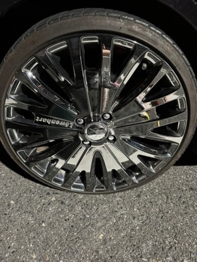 美品　ホイール　レーベンハート　軽　17インチ　メッキ