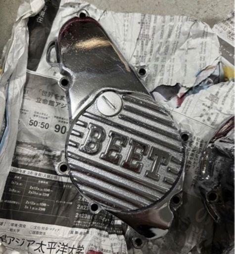 CBX BEET メッキ スタータカバー