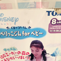 くまのプーさん　すべりっこジムforベビー　屋内遊具　ジャングルジム