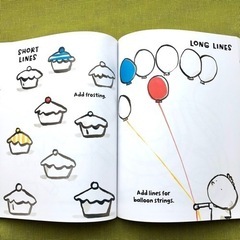 【美品】幼児英語 Draw Patterns 知育 教材 アート キッズ 英語の画像